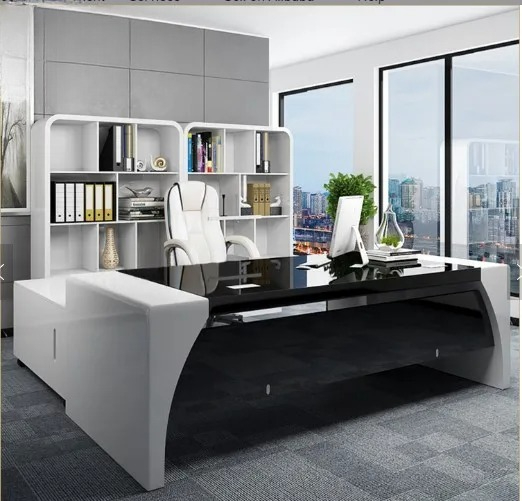 Office Tech Design - Mesa de escritório executiva de alta