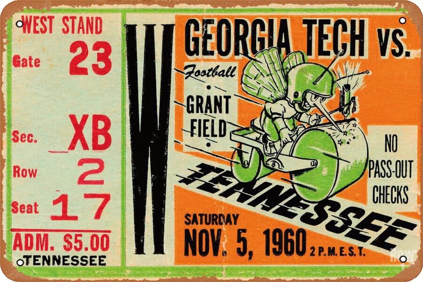 Tech Office Wall Decor - Pôster Vintage de 1960 GEORGIA TECH