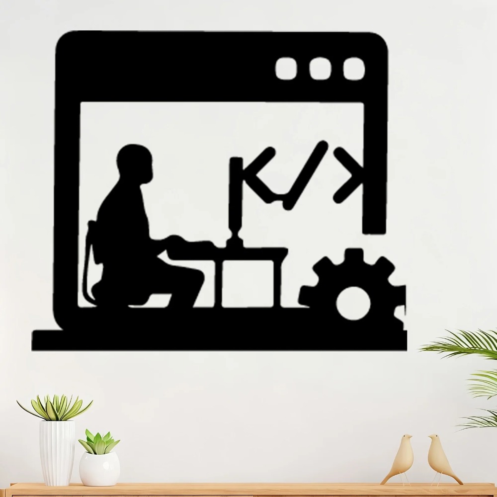 Tech Office Wall Decor - Arte de Parede Moderna em Metal