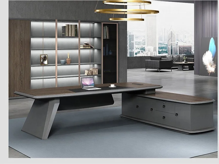 Office Tech Design - Mesa de Escritório Executiva de Luxo