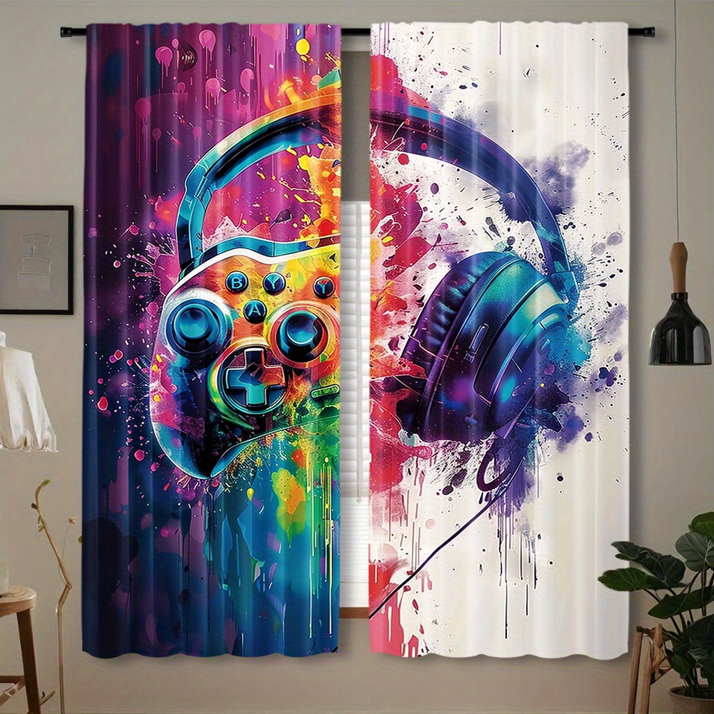 Office Tech Design - Cortinas para controle de jogos, fone