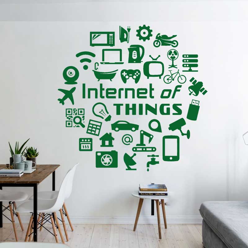 Tech decalques de parede de vi - Tech Office Wall Decor avaliação e preço