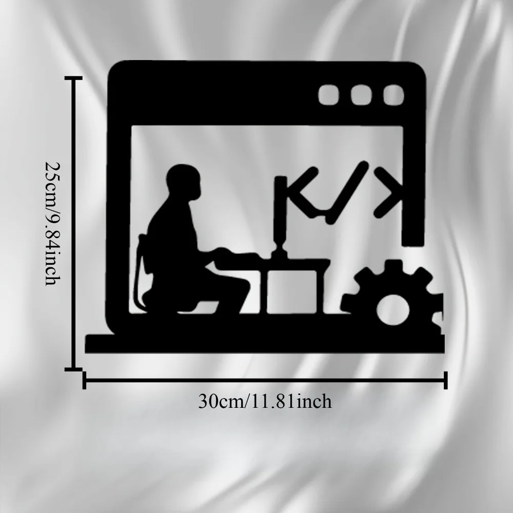 Arte de Parede em Metal CIFBUY - Tech Office Wall Decor avaliação e preço