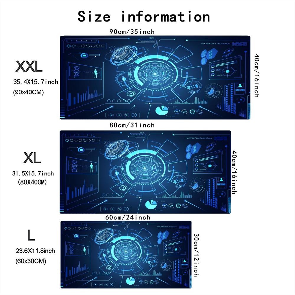 Mouse Pad Estendido Cyber Circ - Office Tech Design avaliação e preço